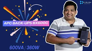 Does the brand make any difference ? APC Back UPS BX600C 360W | 600VA 230V UPS System Review | Hindi