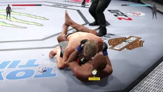 EA SPORTS UFC 2: Edson Barboza butchers Sage Northcutt (Ranked Championship mode)