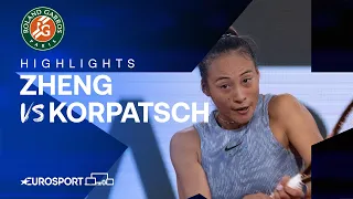 Qinwen Zheng vs Tamara Korpatsch | Round 2 | French Open 2024 Highlights 🇫🇷
