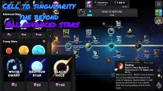 Cell to singularity The beyond| All advanced stars