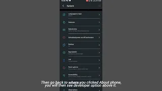 How to turn on Developer options on Itel A58 pro