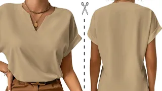 A program to teach cutting and sewing the neck from the front and back for beginners