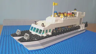 Lego city harbor passenger ferry MOC