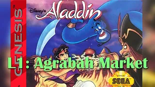 Disney's Aladdin (Genesis) — 01 — Agrabah Market