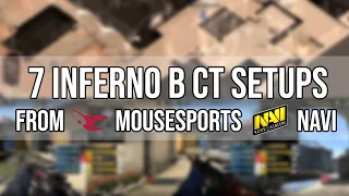 7 Inferno B CT Setups from mousesports vs NaVi