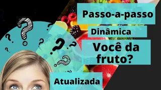 Atualizada - dinâmica quebra gelo para célula de reflexão (você da fruto?)