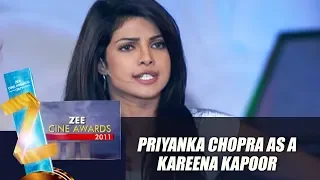 Priyanka Chopra As Kareena Kapoor | Golmaal | Zee Cine Awards 2011
