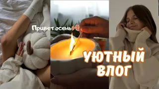 COZY VLOG🍂🪵 осенний декор для дома | украшаю пространство | болтаю и крашусь