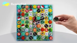 Make a Clock With Beer Bottle Caps and Resin | Resin Art