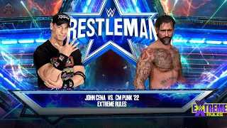 Cm Punk vs John Cena FULL MATCH WWE 2K23