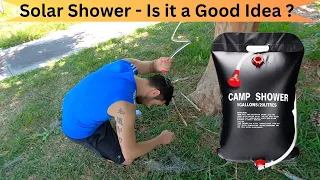 The Cheapest Solar Shower Review