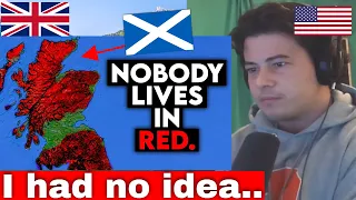 American Reacts Why Scotland Is 94% Empty