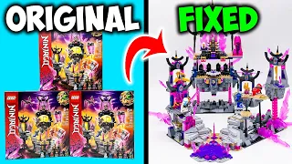 I Fixed the Ninjago Crystal King Temple by Combining 3 Sets!