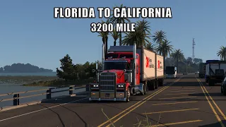 Florida to California - Kenworth W900 - American Truck Simulator