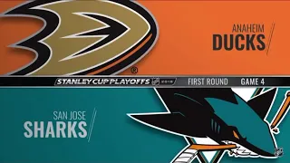 2018 Stanley Cup Playoffs Highlights Game 4 Anaheim Ducks Vs San Jose Sharks