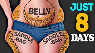 SADDLEBAGS + LOWER BELLY FAT | NEW 8-DAY CHALLENGE