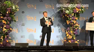 Sylvester Stalone Backstage Q&A at the 2016 Golden Globes