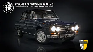 Driving a Super Alfa Romeo!  The Euro 1973 Giulia Super 1.6L