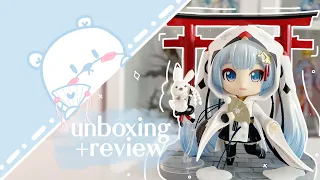 The BEST Snow Miku ?? | Snow Miku 2018 Crane Priestess Nendoroid Unboxing & Review