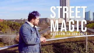 Live Street magic in Houston TX