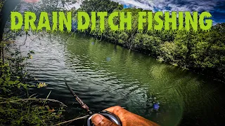 Fishing A Local Loaded Drain Ditch! Post Storm Fishing In Oklahoma! (Tulsa Fishing)