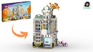 EMMA'S ART SCHOOL MODULAR Lego friends 41711 ideas How to alt build