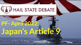 Public Forum - April 2022 - Japan's Article 9