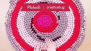 Crochet Rag Rug with Cal Patch | Creativebug