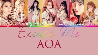 AOA – EXCUSE ME [Color Coded Lyrics] (ENG/ROM/HAN)