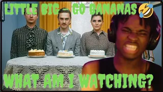 LITTLE BIG - GO BANANAS (Official Music Video) | RUSSIAN SONG ( REACTION!!!)