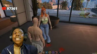 IShowspeed gets freaky while playing Gta 5 with two girls (Full video)