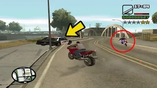 GTA SAN ANDREAS - O QUE ACONTECE SE SEGUIR A POLICIA?