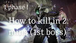 Destiny 2 | How to kill Ecthar in 2mins !!! (1st ghosts of the deep boss)1 phase!