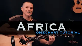 Africa Toto acoustic guitar lesson tutorial [free tab]
