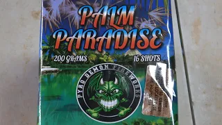 Palm Paradise 16s 200g cake by Pyro Demon