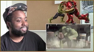 IRON MAN GAMMA PROTOCOL REACTION (HULK vs IRON MAN)