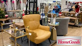 HOMEGOODS FURNITURE COFFEE TABLES ARMCHAIRS SOFAS HOME DECOR SHOP WITH ME SHOPPING STORE WALKTHROUGH