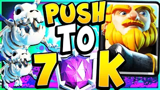 LADDER PUSH to 7000 TROPHIES with BEST DECK in the META! - CLASH ROYALE