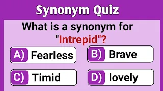 Synonym Quiz Test | Can You Score 20/20? Synonym Question | Vocabulary #part 2