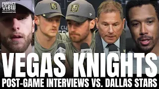 Bruce Cassidy, Jack Eichel & Vegas Golden Knights React to Vegas Taking a 2-0 Lead vs. Dallas Stars