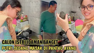 CALON ISTRI IDAMAN √ PUTRI ISNARI SEDANG MASAK DI PANTAU AYANG AZIZ