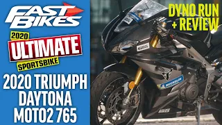 2020 TRIUMPH DAYTONA MOTO2 765 | Dyno Run and Review | Ultimate Sports Bike