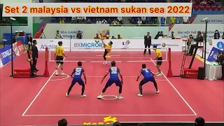 Sepak takraw sea game 2022 | malaysia vs vietnam | set 2