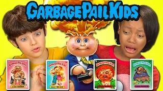 Kids React to Garbage Pail Kids (80s Retro Cards)