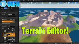 UEFN: Landscaping Basics (Terrain, Painting, and Water)