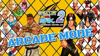 CAPCOM vs SNK 2 on SEGA DREAMCAST | ARCADE MODE