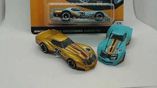 Hot Wheels Premium Greenwood Corvette Review & Comparisons To A Mainline.