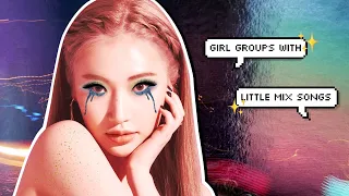giving little mix songs to kpop girl groups