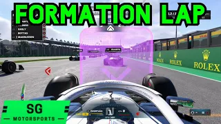 F1 2022 Slotting In on the Formation Lap