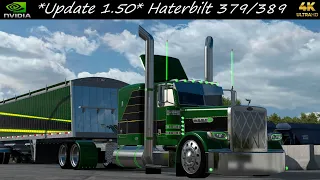 *Update 1.50* Haterbilt 379/389 Grain Hauled Omaha to Columbus, Nebraska *JBX2 Graphics* ATS 4K 1.50